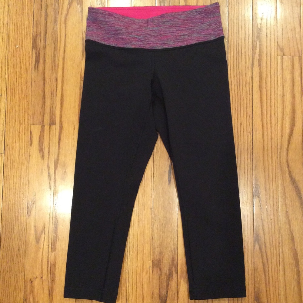 Lululemon Wunder Under Midrise Crop leggings Black